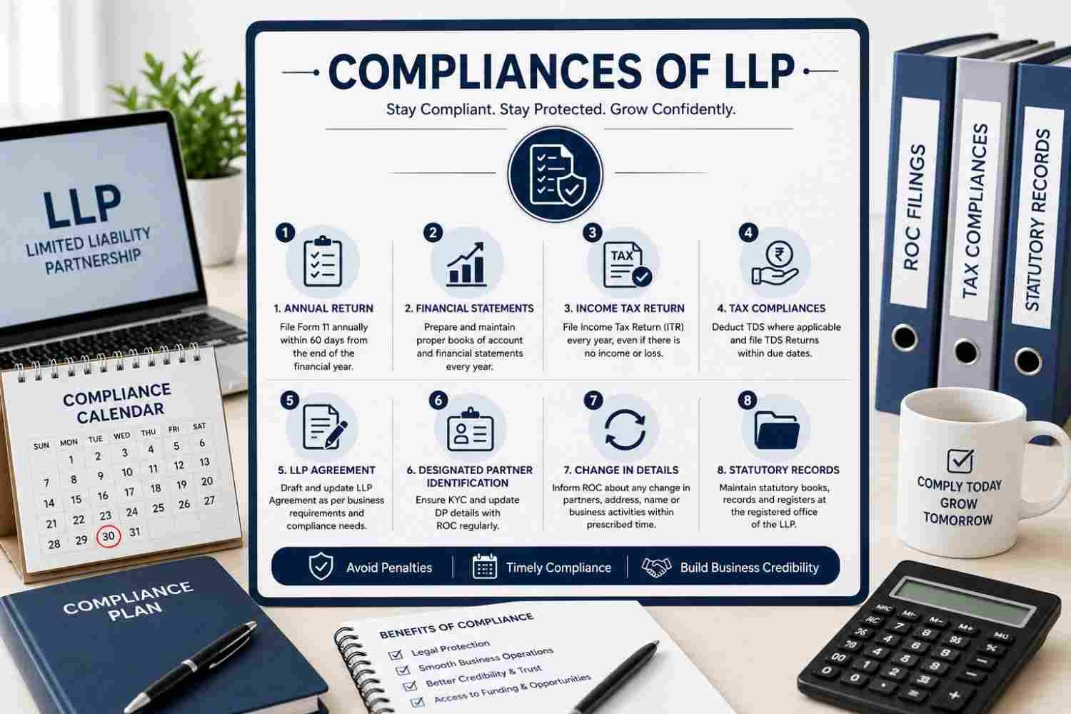 Annual compliance documents and consultation for LLP