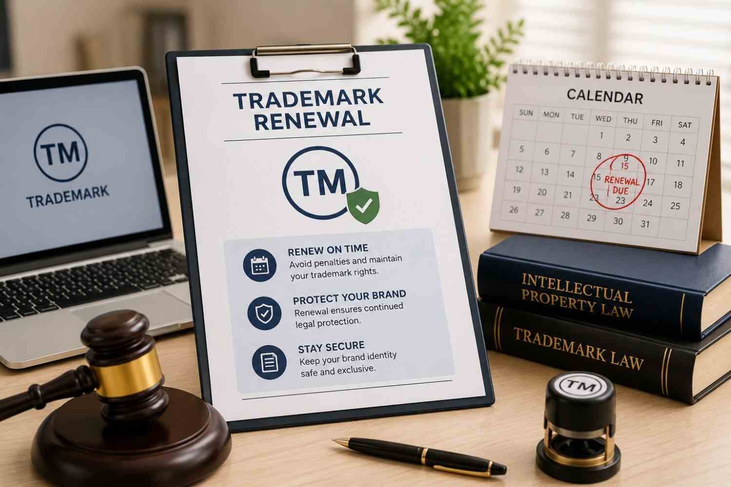 Trademark renewal filing and consultation